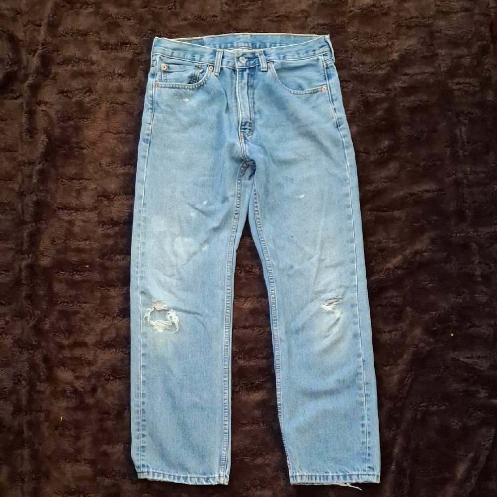 Levi's 505 Light Blue Straight Men's  Jeans 32x30